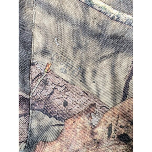 Browning Hell's Canyon Jacket Size Medium Flannel Lined Camo Mossy Oak Breakout - Picture 3 of 9